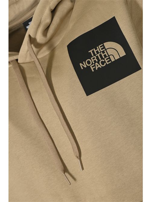 Felpa Fine con cappuccio in cotone Sabbia The North Face | NF0A89EUBOX
